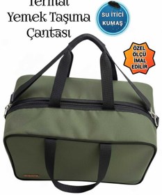 Resim SEVBAGS SEFERTASI YEMEK TAŞIMA TERMAL TERMOS ÇANTA 