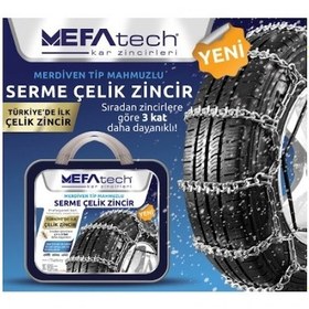 Resim 205/55/16 Mefatech 750X14 Merdiven Tip Serme Zincir 