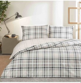 Resim Taç Caleb Ranforce Tek Kişilik Nevresim Takımı Gri 000000001000047549 