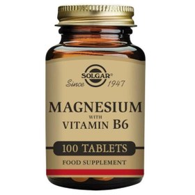 Resim Solgar Magnesium with Vitamin B6 100 Tablet 