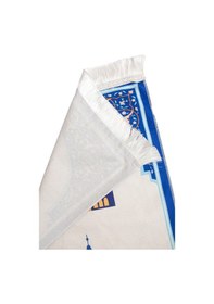 Resim Cami Desenli İsimli Çocuk Seccadesi - İsme Özel Nakışlı - Mavi Mavi 