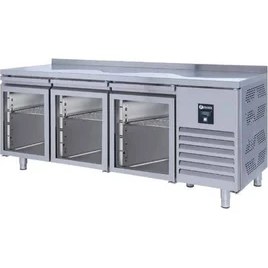 Resim Iceinox Tezgah Tip Snack Buzdolabı 3 Cam Kapılı 