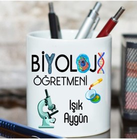 Resim Biyoloji Öğretmenine Hediye Isimli Kalemlik (516581197) 