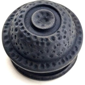 Resim Antika Tarz Dekoratif Pirinç Gözlü Kapı Tokmağı - 78MM Çap, Oksit 