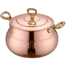 Resim Emsan Göbeklitepe Bakır Güveç Tenceresi 22 Cm Bakır 