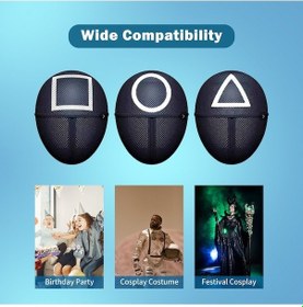 Resim Yulong Reedark Korku Oyunu Kostümü İçin 3 Boyutlu Tam Yüz 