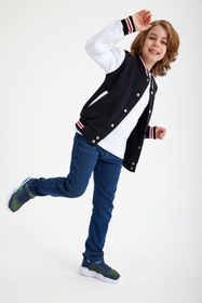 Resim CERENCE AKÇA OKULCUNUZ Çocuk Unisex Bomber Kolej Ceket 