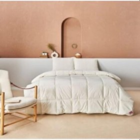 Resim Taç Yorgan Wool Sense Yün Çift Kişilik 195X215 (524527774) Ekru 