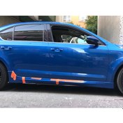 Resim Skoda Octavia Yan Marşpiyel Sağ Sol (Plastik) 