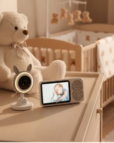 Resim Epilons Gece Görüşlü Bebek Telsizi Besleme Hatırlatıcılı Lcd Ekran 