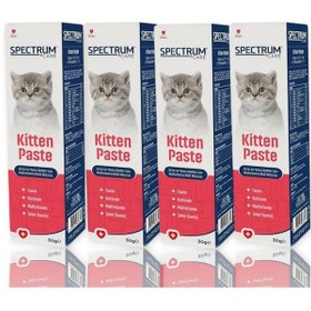 Resim Spectrum Kitten Paste Yavru Kediler İçin Multivitamin Malt Macunu 4 x 30 G 