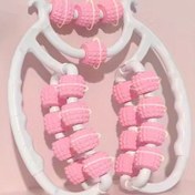 Resim 20 Yuvarlak Halka Bacak Masajı - Bükülmeler ve Damlarla Anti-Cellulite İnceleme Rulosu, Bacaklar, Uyluklar, Bel, Sırt için Dayanıklı Plastik Manuel Kas Masaj Aracı - Ev Spor Salonu ve Seyahat Kullanımı, Bacak Masajı 