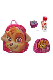 Resim Paw Patrol Anaokul Çantası, Beslenme Çantası,Matara ve Beslenme Kabı 