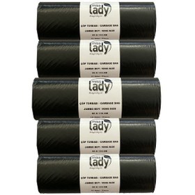 Resim Çöp Torbası Jumbo Boy 400 Gr 10 Lu X5 3022 Çöp Poşeti 