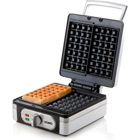 Resim Domo 1400 Watt Ekstra Kalın Kare Belçika Waffle Makinesi 