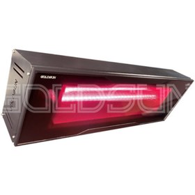 Resim Goldsun Vetra 2500 Watt GSV25 Su Dayanıklı Seramik Camlı Elektrikli Isıtıcı-Siyah 