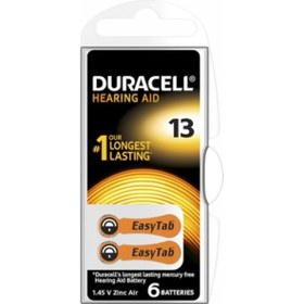 Resim DURACELL 13 İŞİTME CİHAZI KULAK PİLİ 6 PARÇA KUTU (4453) 