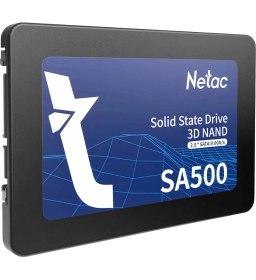 Resim Netac SA500 512GB 2.5 SSD Disk NT01SA500-512-S3X 520/450MB/S, Sata3, 3D Nand, R/w Upto 