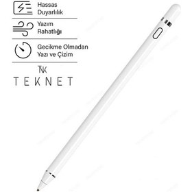 Resim Apple Uyumlu iPad Mini 2021 6.nesil 2021 8.3" Inc Tablet Dokunmatik Kalem Çizim Ve Tasarım Stylus 