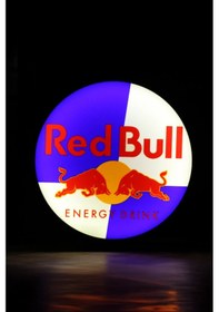 Resim Red Bull Tasarımlı Dekoratif Aydınlatma Gece Lambası Çok Renkli 