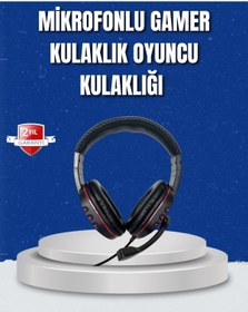 Resim Marsilyan Bilgisayar Oyuncu Kulaklığı - Yumuşak Pedli, Dayanıklı İpli Kablo ILKELGRP-5835 