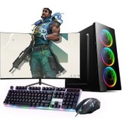 Resim Rogame RKT660228 i5-12400F 16 GB 480 GB SSD 4 GB GTX1650 24" Free Dos Masaüstü Oyuncu Bilgisayarı 