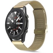 Resim Huawei Honor Magic 2 46mm Uyumlu KRD-45 22mm Metal Zore Kordon-Gold 