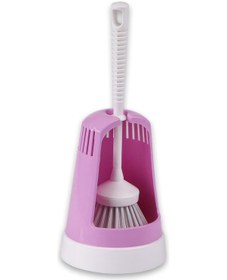 Resim Flora Klasik Tuvalet Fırçası F026 Soft Pembe 