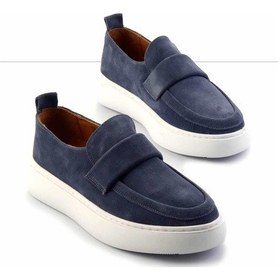 Resim İndigo Leather Erkek Loafer Ayakkabı E01549341302 İndigo 