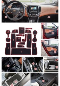 Resim Chevrolet Cruise 2016 - 2019 Mk2 Araç Içi Silikon Kaymaz Ped Kapl (547227845) 