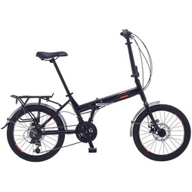 Resim Salcano Slcn 120 Md Disk Fren Katlanır Bisiklet Shimano 21 Vites Siyah 