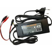 Resim Ata Elektronik 6 Volt Aküler Için 7.2 Volt Özel Akü Şarj Cihazı Krokodil Kablolu Kesicili 