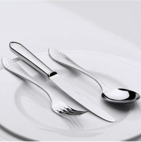 Resim Jumbo 4100 84 Parça 12 Kişilik Çatal Kaşık Bıçak Takımı Çelik 