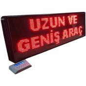 Resim Uzun ve Geniş Araç Uyarı Tabelası 