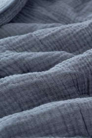Resim Nevresim Gerektirmeyen Yıkanabilir Koza Bebek Yorganı Lacivert 