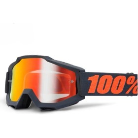 Resim Motoanl Motosiklet Motocross Gözlük Polikarbonat Lens Profesyonel Mx Atv Enduro Mtb Kross Gözlük Siyah-Sarı 