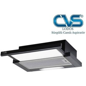 Resim Cvs DN1147 Lodos Sürgülü Camlı Tek Filtre Aspiratör 