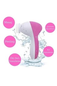 Resim Epilons Pilli Yüz Cilt Temizleme Cihazı Siyah Nokta Peeling Fırça Seti Vücut Yüz Bakımı Masaj Aleti 