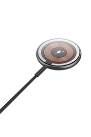 Resim WIWU M14 Intelligent Wireless Magnetik Şarj Ultra Ince Şeffaf 15w Android Ios Destekli 
