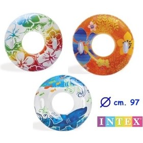 Resim Intex Bayan Tutmali Simit 97 Cm Çok Renkli 