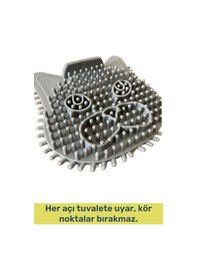 Resim Özel Dizayn Yüksek Kaliteli Tuvalete Zarar Vermeyen Kedi Tasarımlı Ergonomik Tuvalet Fırçası 