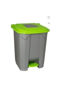 Resim Planet Pedallı Çöp Kovası 50 Lt Konteyner Yeşil 