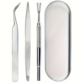 Resim 3'lü Kenar Alet Seti, Paslanmaz Çelik Kenar Çıkarıcı, Çoğu Evcil Hayvan İçin Uygun, Outdoor Kullanım, Kolay Taşınabilir, Yüksek Sertlik, Kenar Çıkarıcıda Kalıntı Yok, Pense Evde veya Seyahatlerde Kullanılabilir, Rahat Depolama için Kutu ile Gelir 