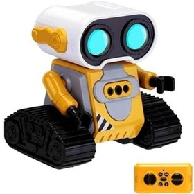 Resim Akıllı Rc Robot, El Sensörlü Işıklı Ve Sesli Fonksiyonlar İle Eğlenceli Oyun Deneyimi Sarı 