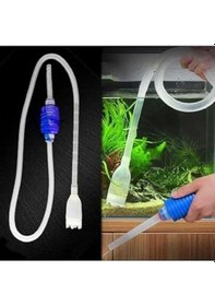 Resim Akvaryum Boşaltma Hortumu, Pompalı Dip Sifonu, Kolay Su Tahliyesi 1000'li Set 