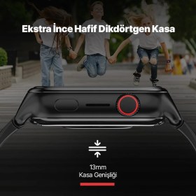 Resim Ttec Kidi GPS 4G Sim Kartlı Akıllı Çocuk Saati Panter Siyahı 2KSW02 