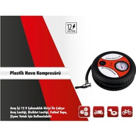 Resim Oto Çakmaklık Hava Kompresörü 300 Psı 12v 