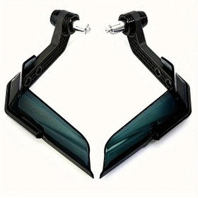 Resim Hightower Motosiklet Rüzgarlık Ve El Koruyucu - Siyah, Dayanıklı, Hava Şartlarına Dayanıklı, Kolay Montaj 