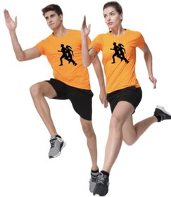 Resim Teknik Kadın Sarı Motivasyon T-shirt 