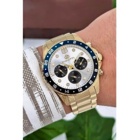 Resim Bigotti Milano Luxury Erkek Kol Saati Gold Çelik Kordon Çelik Kasa Fonksiyonlar Aktif zmb009 